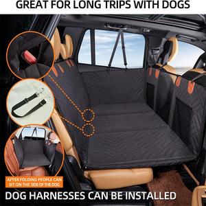 Extensor de Cubierta de Coche Negro, Material Oxford, Cubierta de Asiento Trasero de Fondo Duro, Suministros para Mascotas, 1 Unidad, Envío Gratis - Product Image 4
