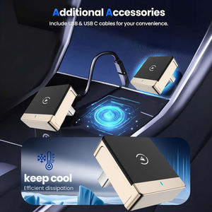 Adaptateurs sans fil CarPlay miniatures CP030-2 professionnels, ultimes, tout-<span class=keywords><strong>en</strong></span>-un, à puce rapide, <span class=keywords><strong>streaming</strong></span> sans latence pour Hyundai Santa Cruz 2024 - Product Image 3