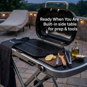 <span class=keywords><strong>Parrilla</strong></span> de Gas Portátil Moderna para Acampar al Aire Libre, Lujosa <span class=keywords><strong>Parrilla</strong></span> de Propano Plegable con Mesa Lateral - Product Image 6