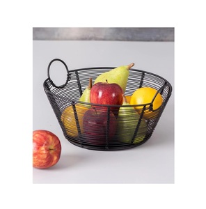 Corbeille à fruits multifonctionnelle moderne et écologique de haute qualité en acier et fer revêtue de poudre pour la cuisine par les exportateurs - Product Image 2