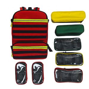 Mochila de Emergencia Personalizada de Fábrica, Botiquín de Primeros Auxilios, Bolsa Médica con Cubierta Impermeable para Supervivencia al Aire Libre, OEM ODM - Product Image 1
