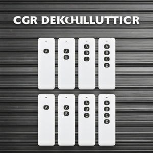 315MHz 433 MHz 4-tombol pemancar RF nirkabel kode tetap 433 MHz pengendali jarak jauh untuk pintu garasi - Product Image 6