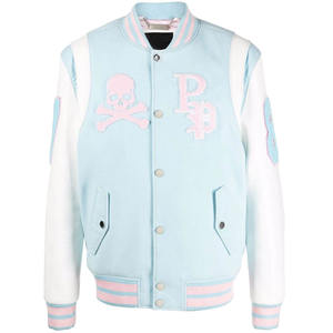 Chaquetas universitarias de béisbol para hombre, fabricante de chaquetas varsity de lana y cuero transpirables, personalizadas, de talla grande, para invierno. - Product Image 1