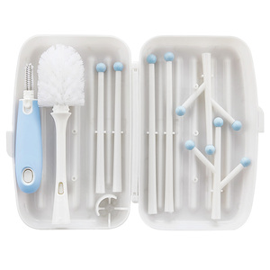Juego de Cepillos de Limpieza <span class=keywords><strong>para</strong></span> Biberones con Escurridor, Cabezales de Cepillo Desmontables, Kit de Limpieza <span class=keywords><strong>para</strong></span> Biberones de Bebé (Muestra Gratis) - Product Image 5