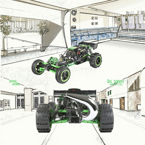 Rofun Baha360as Quy Mô 1:5 CNC Kim Loại Tất Cả Các Địa hình <span class=keywords><strong>RC</strong></span> Xe Tải 2.4G 36cc Nitro Gas Chuyên Gia Cấp 360as Baja Xe Cho Sở Thích Cáp USB - Product Image 3