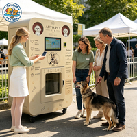 Station de lavage commerciale pour chiens pour les magasins de détail, Kiosque intelligent de toilettage pour animaux de compagnie, Service libre-service 24/7 avec écran tactile