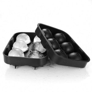 Juego de 2 Moldes de Silicona para Hacer Bolas de Hielo Cuadradas para Whisky con Tapas, Moldes para Cubitos de Hielo Cuadrados - Product Image 2