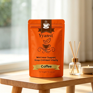 กาแฟผสมมาคาและโสมธรรมชาติ 10 กรัม แบบซองเดี่ยวใช้ครั้งเดียว 10 ซอง บรรจุในซองพลาสติกสีส้มสดใสแบบพกพาพร้อมซีลปิดผนึก พิมพ์ลายได้ตามต้องการ - Product Image 2