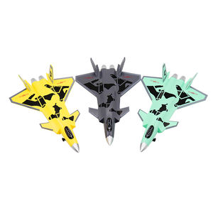 2合1塑料材料J-20战斗机造型促销笔蓝色中性笔学生个性化学习用品 - Product Image 1