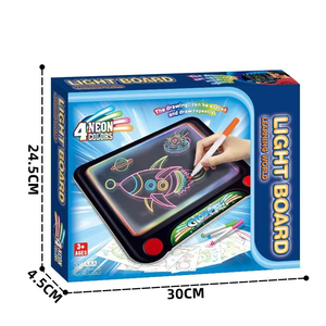 Juguetes de dibujo para niños, tablero de escritura mágico 3D, tabletas de dibujo brillantes reciclables 3D para niños - Product Image 4