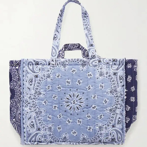Borsa a Tracolla Morbida e Leggera, Mini Borsone Trapuntato, Regalo per Lei, Borsa Tote con Motivo Paisley - Product Image 3