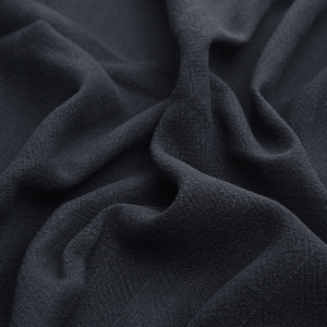 Tela de lino y algodón grueso con textura suave, lavada, de color sólido, para prendas de invierno, para coser abrigos y pantalones. - Product Image 5