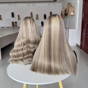 Best Quality Virgin European Cutcile Aligned Hair Single Small Knots Lace Top Wigs Bleached Knots #TCT4 - Product Image 6