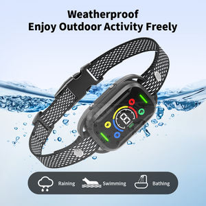 TIZE-<span class=keywords><strong>Collar</strong></span> antiladridos para perros, dispositivo de control de ladridos para todas las razas, pantalla LCD recargable, resistente al agua, automático y actualizado - Product Image 3