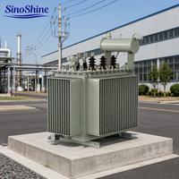 Transformateur de puissance immergé dans l'huile 100 400 1250 KVA 10KV 35KV pour réseaux de distribution d'énergie S11 Économie d'énergie IEC ANSI UL Prix