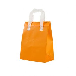 Sac isotherme jetable Uchampak imperméable pour plats à emporter, sac isotherme souple écologique, sac isotherme coloré non tissé - Product Image 2