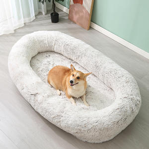 Lit pour chien de grande taille, niche pour chien, fournitures pour animaux de compagnie chaudes pour l'<span class=keywords><strong>hiver</strong></span>, canapé <span class=keywords><strong>amovible</strong></span> et lavable, adapté aux personnes paresseuses pour dormir - Product Image 6
