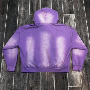 OEM Customizable 100% Cotton High Quality <b>Men's</b> Classic Winter Pullover <b>Hoodie</b> with Print & Embroidery Waterproof 370 Gsm <b>Fleece</b> - Product Image 2