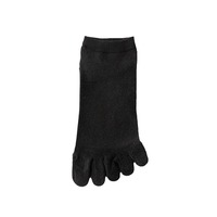 Chaussettes de sport pour hommes de couleur unie en gros Chaussettes d'été respirantes à 5 orteils Chaussettes à 5 doigts