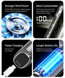 Ventilador de Mano sin Aspas en Oferta - Enfriador Portátil Recargable para Uso en Exteriores, Hogar y Automóvil - Product Image 4