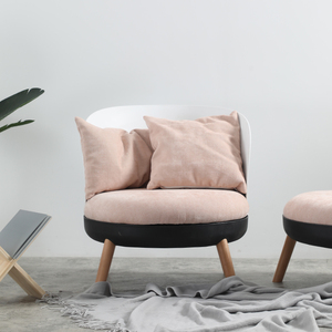 Nordic Furniture Modern Round Seat Soft Comfortable Wabi-sabi Japandi Nordic Leisure <strong>Occasional</strong> Living Room Bedroom <strong>Chair</strong> - Product Image 2