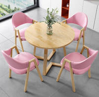 Ensemble de banquettes de restaurant commercial en bois massif et cadre en fer - Sièges rembourrés personnalisables pour cafés et restaurants