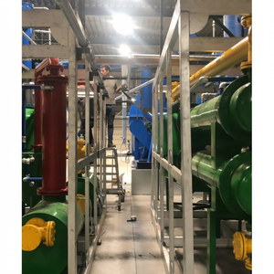 Pneu de déchets d'usine de pyrolyse entièrement continu au mazout et à la machine de pyrolyse de noir de carbone avec l'installation - Product Image 1