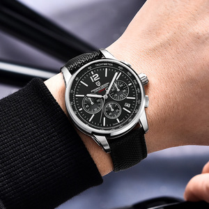 Montres <span class=keywords><strong>Pagani</strong></span> Design YS008, nouvelles montres de luxe pour homme, style décontracté, quartz, résistantes à l'eau 100 m, verre saphir, acier inoxydable. - Product Image 3