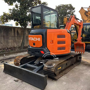 Mini-excavatrice Hitachi Zaxis 55 d'occasion du Japon, modèle ZX55/ZX55U/ZX55US/ZX55USR, 5,5 tonnes, sur chenilles en caoutchouc, à vendre - Product Image 1