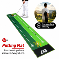 Estera de astillado de entrenamiento de Golf personalizada ayuda a la huelga Práctica de campo de Golf golpear la estera verde para interiores