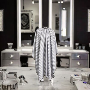 Cape de coiffure antistatique en polyester de marque propre pour salon de coiffure, cape de barbier, châle de rasage, capes de barbier - Product Image 2