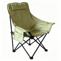 Chaise lune pliante moderne d'extérieur, légère, confortable et à dossier haut - Mobilier d'extérieur pour le camping, le jardin, la plage et la maison