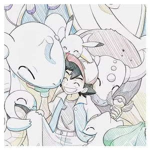 Nouvelles cartes de collection rares Eif Baby, figurines d'anime, boîtes mystères, art de <span class=keywords><strong>dessin</strong></span> au trait <span class=keywords><strong>Pokémon</strong></span>, boîte booster, jeux de société - Product Image 2