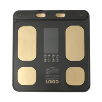 Gran pantalla LED balanza Personal hogar electrónico Digital Balanza de peso corporal baño inteligente báscula de grasa corporal API