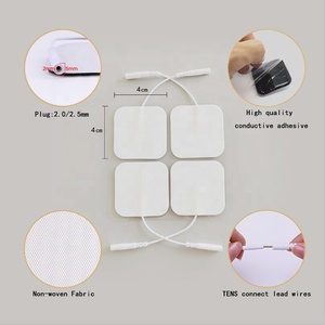 PIN physiothérapie ems <span class=keywords><strong>électrode</strong></span> Pad Ems dizaines fil dizaines unité Pad silicone caoutchouc dizaines <span class=keywords><strong>électrode</strong></span>s non tissées pièce soulagement de la douleur Pad - Product Image 5