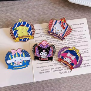 Bán Buôn Dễ Thương Hello Kitty Trâm Pin Tùy Chỉnh In Nhật Bản Cô Gái Trái Tim Kim Loại Ba Lô Pins Tốt Cổ Phiếu Cho Quần Áo Túi Nghệ Thuật - Product Image 2