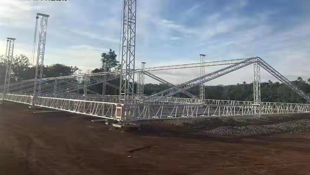 spigot type heavy duty concert stage aluminum triangle folding truss