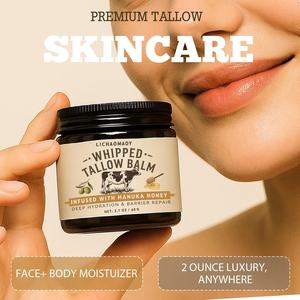 Увлажняющий, восстанавливающий и отбеливающий ночной крем для лица для мужчин с кремом из сливок травяного откорма, натуральным медом и эффектом OEMWhipped. - Product Image 3