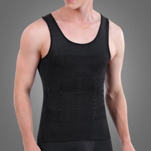 Camiseta Térmica Moldeadora <span class=keywords><strong>de</strong></span> Cintura para Hombre, Chaleco Reductor <span class=keywords><strong>de</strong></span> Abdomen, Camiseta Compresora, Prenda Moldeadora <span class=keywords><strong>de</strong></span> Cuerpo - Product Image 1