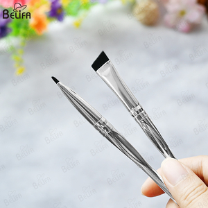 Pinceau à <span class=keywords><strong>sourcils</strong></span> professionnel à poils synthétiques, petit pinceau à <span class=keywords><strong>sourcils</strong></span> incliné, pinceau à eye-liner unique, vente chaude - Product Image 6