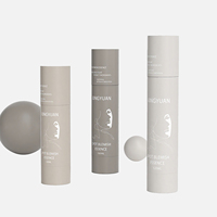Flacon pompe sans air en plastique 30ml/50ml/100ml à faible MOQ avec sérigraphie – Emballage cosmétique durable pour les soins de la peau