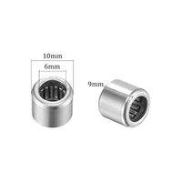 Roulement à aiguilles HK0609 à 10 broches en acier chromé, simple rangée, alésage 6 mm, diamètre extérieur 10 mm, largeur 9 mm