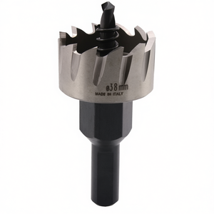 Scie cloche HSS Ttake 38 mm fabriquée en Italie pour le perçage du bois et du métal - Product Image 2