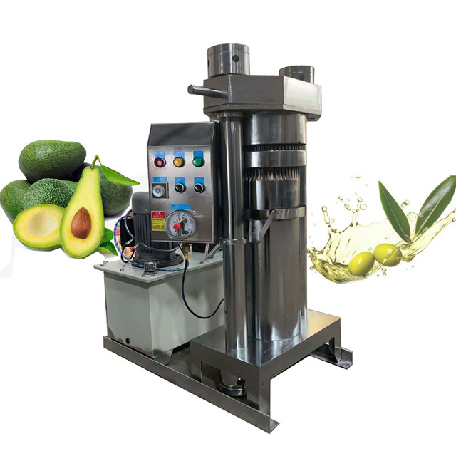 Hydraulic Cold Press Cocoa Butter Sesame Seed Coconut Olive Avocado Oil Process Pressing Extraction Machine HJ-HN80