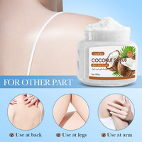 Gommage corporel exfoliant aux fruits biologiques, gommage visage à la noix de coco et à la vitamine C, exfoliant, nettoie en profondeur et adoucit la peau