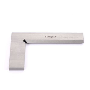 Dasqua penggaris tepi pisau baja tahan karat, penggaris persegi tepi miring mengukur Multi sudut standar Set pengukur blok - Product Image 4