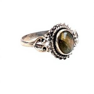 Wholesale Silver 925 Women and <b>Girls</b> <b>Ring</b> with Natural Labradorite Stone <b>Rings</b> Wholesale Indian Silver <b>Ring</b> - Product Image 3
