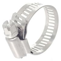 Collier de serrage pour tuyau de style américain en acier inoxydable 304 à surface lisse, système de mesure métrique, directement du fabricant Ingfa YF-AH