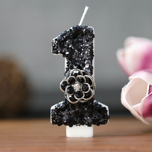 Velas <span class=keywords><strong>de</strong></span> <span class=keywords><strong>Cumpleaños</strong></span> Creativas <span class=keywords><strong>de</strong></span> Cristal Negro con Cera <span class=keywords><strong>de</strong></span> Parafina Hechas a Mano con Forma <span class=keywords><strong>de</strong></span> Rosa Oscura Clásica Misteriosa <span class=keywords><strong>para</strong></span> Mujer/Niña - Product Image 2