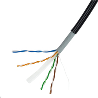 Nouveau câble réseau extérieur étanche MX-STAR 23AWG Cat6 FTP CCA 4P Cat6 305m pour fournisseurs (modèle 2026)